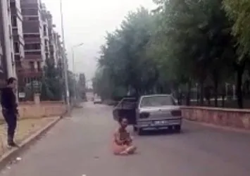 Bursa'da kan donduran görüntü!