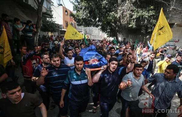 Filistinli çocuğun şehit babasına yürek yakan vedası: Allah yolunu açık etsin