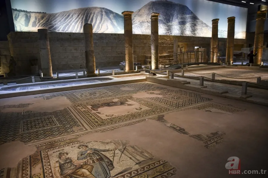 'Çingene Kızı' mozaiği Türkiye'ye getirildi 15