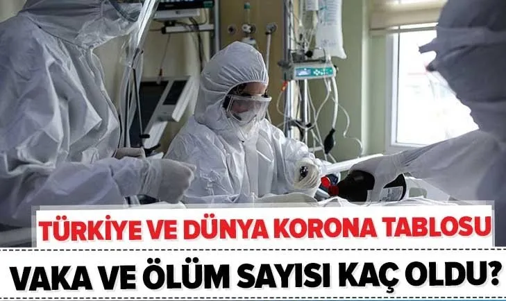 CANLI HARİTA! Türkiye ve dünya koronavirüs tablosu! 22 Mayıs corona vaka ve ölüm sayısı kaç oldu? Son durum...