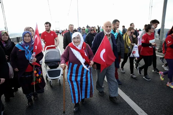 Vatandaşlardan İstanbul Maratonu’na büyük ilgi