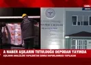 A Haber aşıların tutulduğunu depoyu görüntüledi
