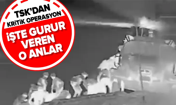 TSKdan kritik operasyon! İşte gurur veren o anlar...