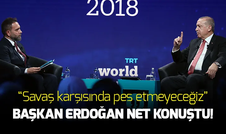 Başkan Erdoğan TRT World tarafından düzenlenen forumda konuştu