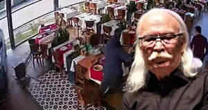 Cahit Berkay’ın restorana daldığı anlar kamerada