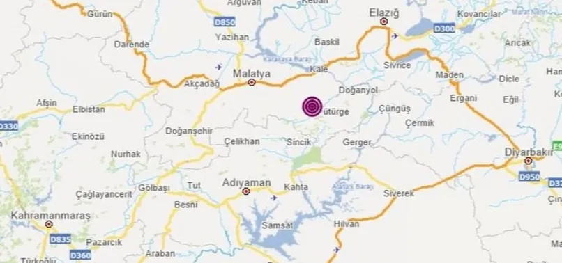 Son dakika: Malatya'da 4.8 büyüklüğünde deprem