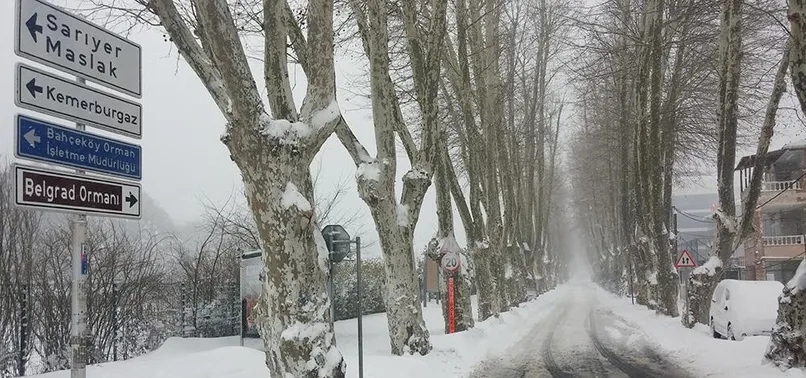 Dizi ekibi Belgrad Ormanı'nda mahsur kaldı