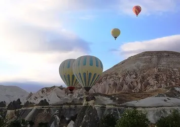 Kapadokya'yı 8 ayda 150 bin turist kuşbakışı izledi