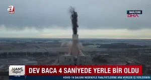 4 saniyede yerle bir oldu