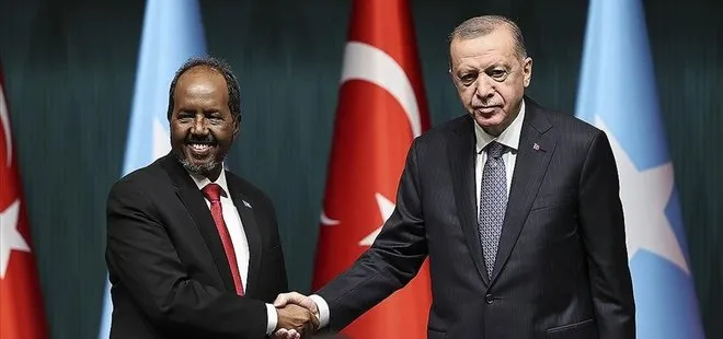 Son dakika: Başkan Erdoğan Somali Cumhurbaşkanı Şeyh Mahmud ile görüştü! Terör saldırısını kınadı