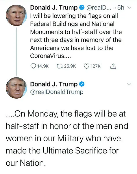 Son dakika: ABD’de 3 gün bayraklar yarıya indirilecek