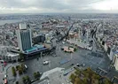 Kısıtlama sonrası Taksim hareketlendi! Havadan böyle görüntülendi