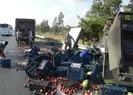 Yabancı uyruklu şahıs kamyonetin camından fırladı