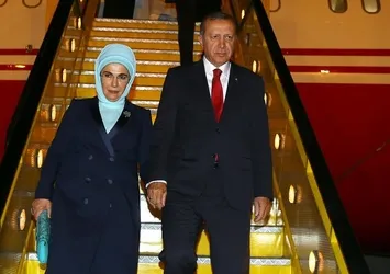 Cumhurbaşkanı Erdoğan Sırbistan'a geldi