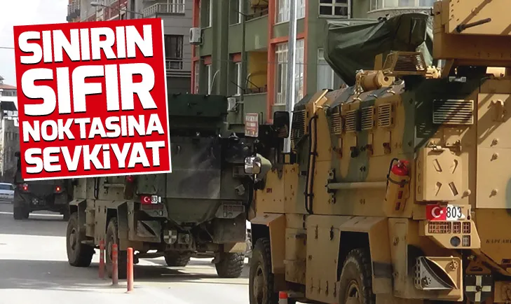 TSKdan sınırın sıfır noktasına askeri sevkiyat
