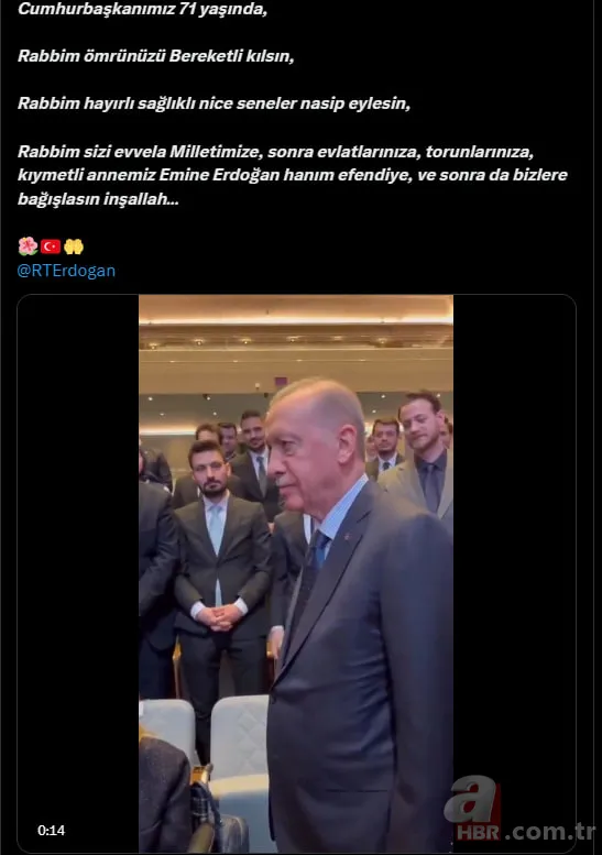Davaya adanmış bir ömür! Başkan Erdoğan'a sosyal medyada doğum günü mesajı yağdı 8