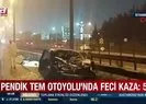 İstanbul’da feci kaza! 5 ölü