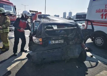 Ümraniye'de zincirleme kaza