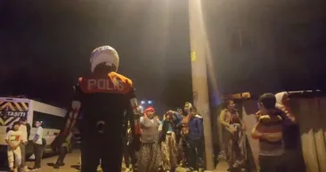 Sözlü tartışma bıçaklı kavgaya dönüştü! Olay yerine çok sayıda polis sevk edildi