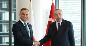 Başkan Erdoğan Polonya Cumhurbaşkanı ile görüştü