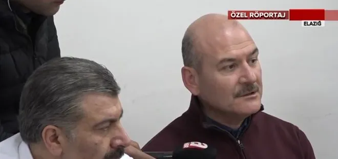 İçişleri Bakanı Süleyman Soylu’dan flaş Elazığ depremi açıklaması