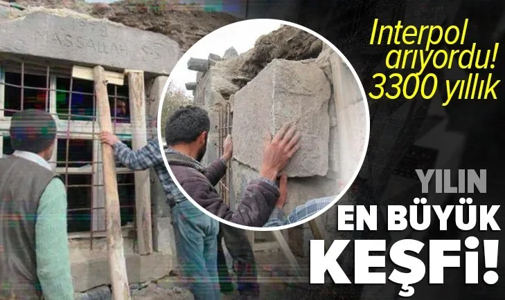2020 yılının en büyük keşfi! Interpol'ün aradığı 3 bin 300 yıllık yazıt ev inşaatından çıktı
