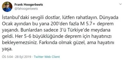 İstanbul depremi sonrası gözler Frank Hoogerbeets’e döndü! Türkiye’de 7 şiddetinde...
