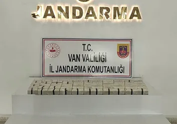 Van'da ele geçirildi: Tam 44 kilo 500 gram!