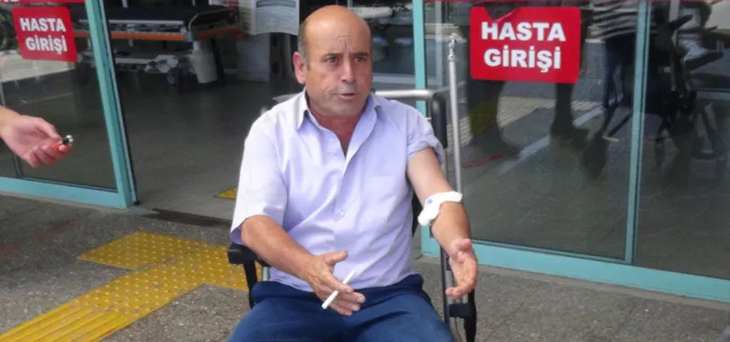 Kurban keserken maganda kurşunuyla yaralandı