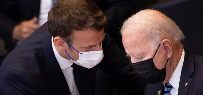 Son dakika: ABD ile Fransa arasındaki denizaltı krizi sonrası Macron ve Biden görüştü!