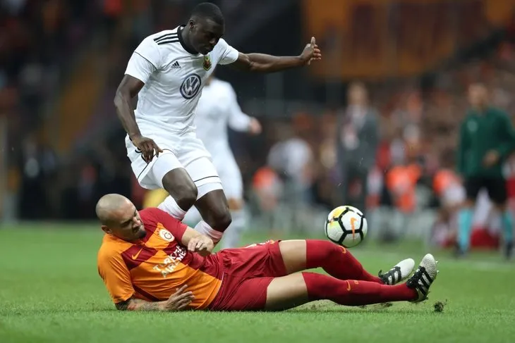 Galatasaray- Östersunds karşılaşmasından kareler