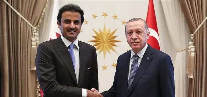 Son dakika | Katar Emiri Şeyh Al Sani Başkan Erdoğan’la görüştü