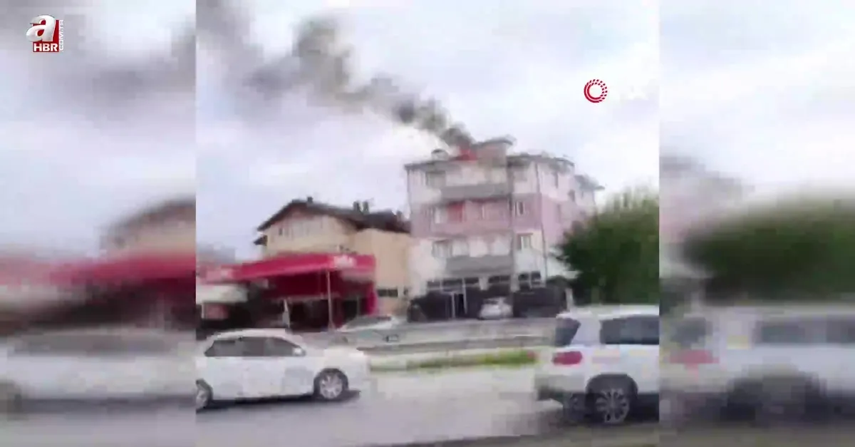 Çatıda yapılan tadilat yangına sebep oldu