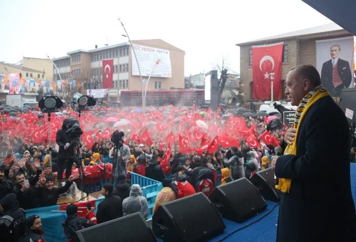 Başkan Erdoğan’a Muş’ta sevgi seli!