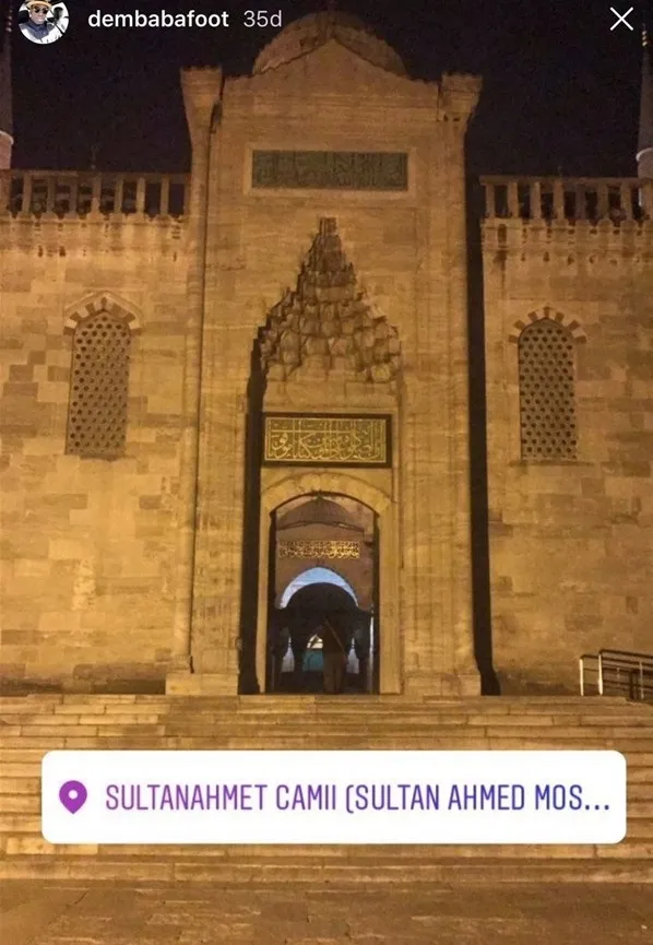 Beşiktaşlı Demba Ba, Sultanahmet'te