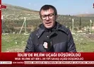 İdlibde düşürülen uçağın düşme anı ortaya çıktı