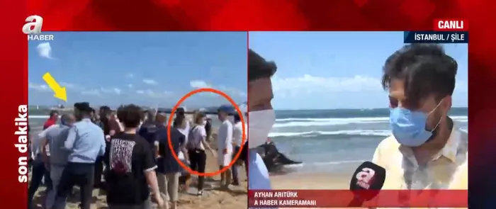 Son dakika: Şile’de A Haber ekibine saldırı! İBB’ye bağlı cankurtaranlar A Haber ekibini darp etti