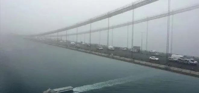 İstanbul Boğazı’nda gemi trafiği askıya alındı bazı vapur seferleri iptal edildi