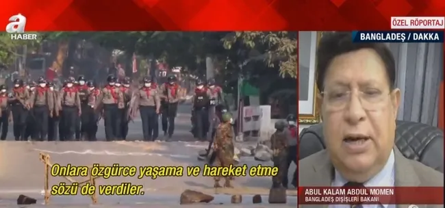 Bangladeş Dışişleri Bakanı Momen A Haber’e konuştu: Erdoğan ülkesi için mükemmel işler yapıyor