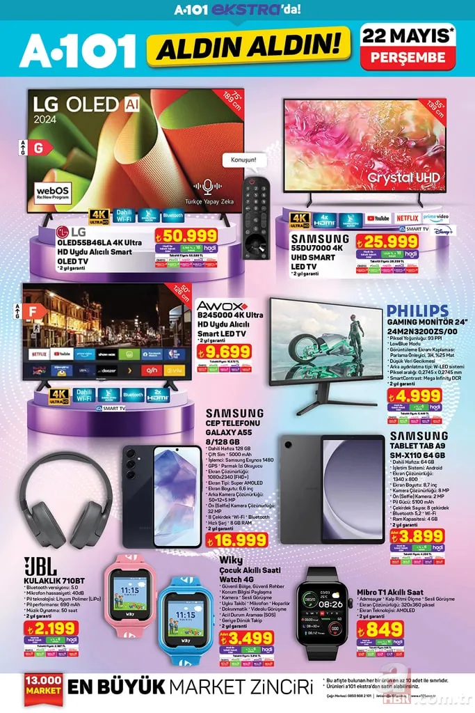 22 Mayıs A101 aktüel katalog | Yaz aylarının aranan ürünleri satışa çıktı: Taşınabilir klima, sinek önleyici, güneş kremi, balkon masası… 17