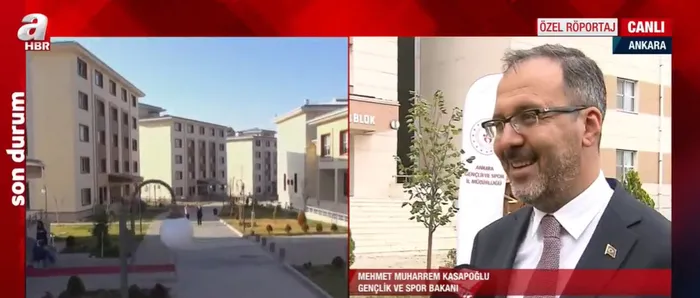 Gençlik ve Spor Bakanı Muharrem Kasapoğlu A Haber’de muhalefetin yurt algısına net yanıt: İstismara izin vermeyeceğiz