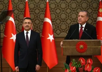 Cumhurbaşkanı Erdoğan, Fuat Oktay'ı kabul etti