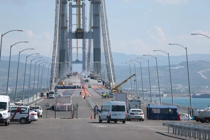 Osmangazi Köprüsü açılışa hazır
