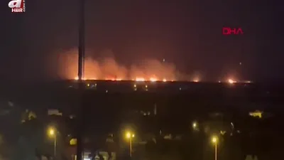 Göksu Deltası’nda sazlık yangını