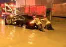 İstanbulda yollar göle döndü!