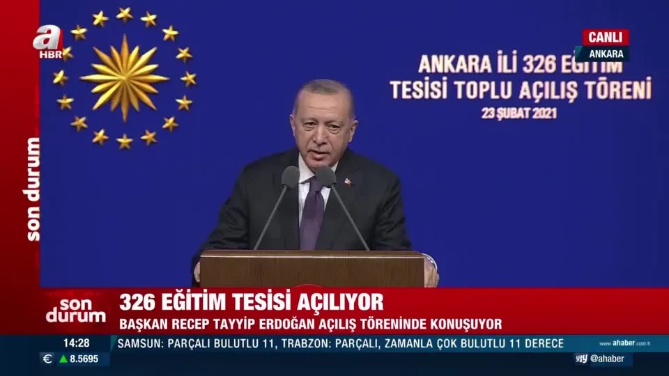 Başkan Erdoğan’dan yüz yüze eğitim mesajı