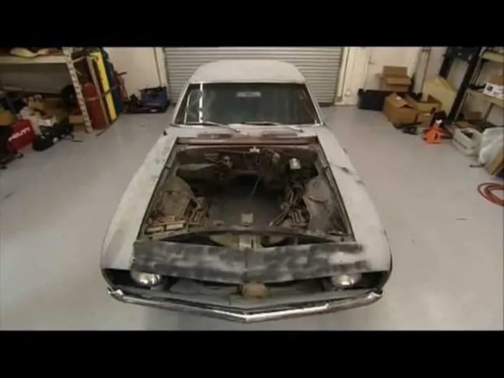 1969 model Camaro aracın son hali hayran bıraktı! Hurdalıktan satın almıştı
