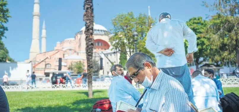 86 yıllık hasret bitti! Ayasofya'da vuslat günü