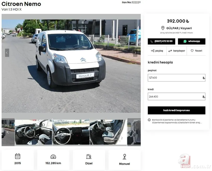 Listede en pahalı ikinci el araç 500 bin TL! Renault 12 ay garanti ile satışa sunuyor! İşte Renault, Peugeot, Fiat, Volkswagen, Hyundai, Opel…. 13