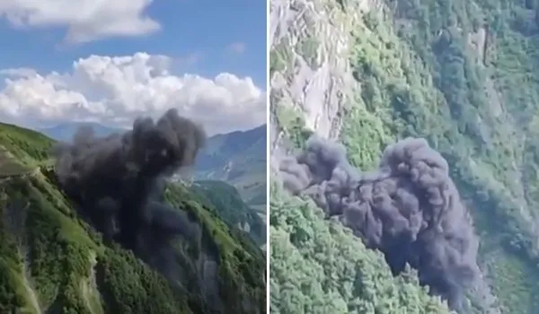 Gürcistan'da helikopter düştü: 8 ölü